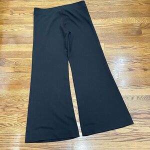 Diane Von Furstenburg Black Wide-Leg Pants